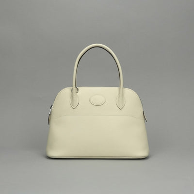 エルメス HERMES ボリード27 ボリード 27 バッグ トートバッグ ショルダーバッグ エプソン ナタ Nata ホワイト White アイボリー ivory 白 シルバー金具 ハンドバッグ 2way