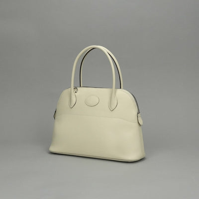 エルメス HERMES ボリード27 ボリード 27 バッグ トートバッグ ショルダーバッグ エプソン ナタ Nata ホワイト White アイボリー ivory 白 シルバー金具 ハンドバッグ 2way