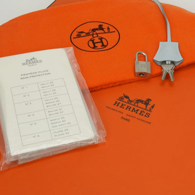 HERMES 爱马仕 Birkin 35 Birkin 35 包袋 托特包 Taurillon Clemence 蓝色 银色五金 手提包