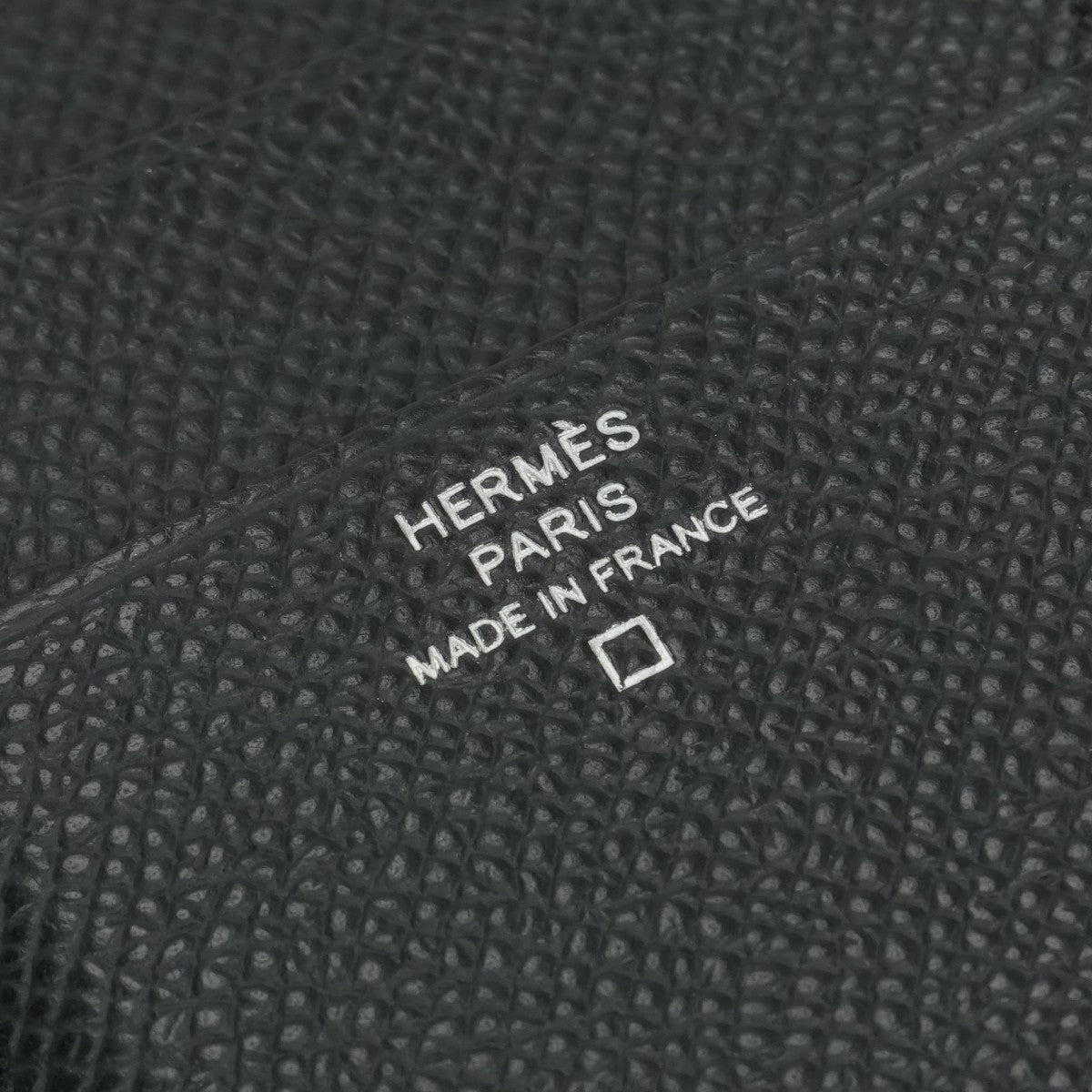 エルメス HERMES ベアンコンビネタッチ ベアン コンビネタッチ 財布 二つ折り財布 ミニ財布 ミニウォレット エプソン クロコダイル ノワール　noir ブラック Black 黒 シルバー金具 ヴォーエプソン