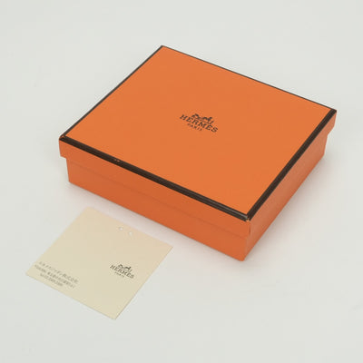 エルメス HERMES ベアンコンビネタッチ ベアン コンビネタッチ 財布 二つ折り財布 ミニ財布 ミニウォレット エプソン クロコダイル ノワール　noir ブラック Black 黒 シルバー金具 ヴォーエプソン