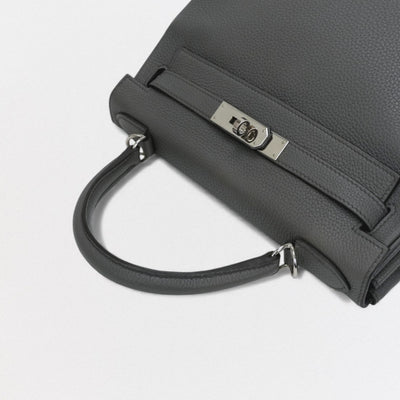 エルメス HERMES ケリー28 ケリー 28 バッグ トートバッグ ショルダーバッグ トゴ エタン Etain グレー Gray シルバー金具 ハンドバッグ V字金具 2Way