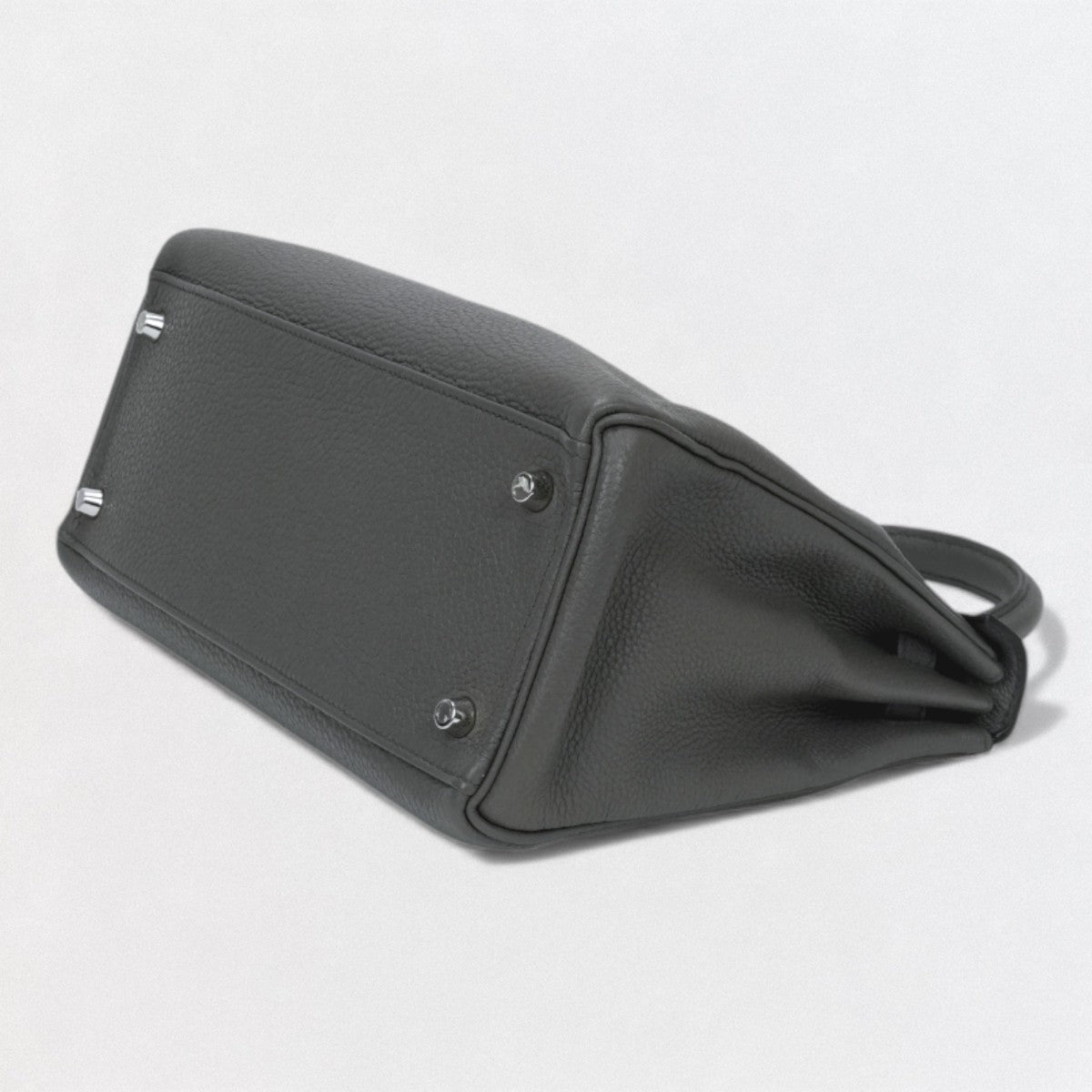 エルメス HERMES ケリー28 ケリー 28 バッグ トートバッグ ショルダーバッグ トゴ エタン Etain グレー Gray シルバー金具 ハンドバッグ V字金具 2Way