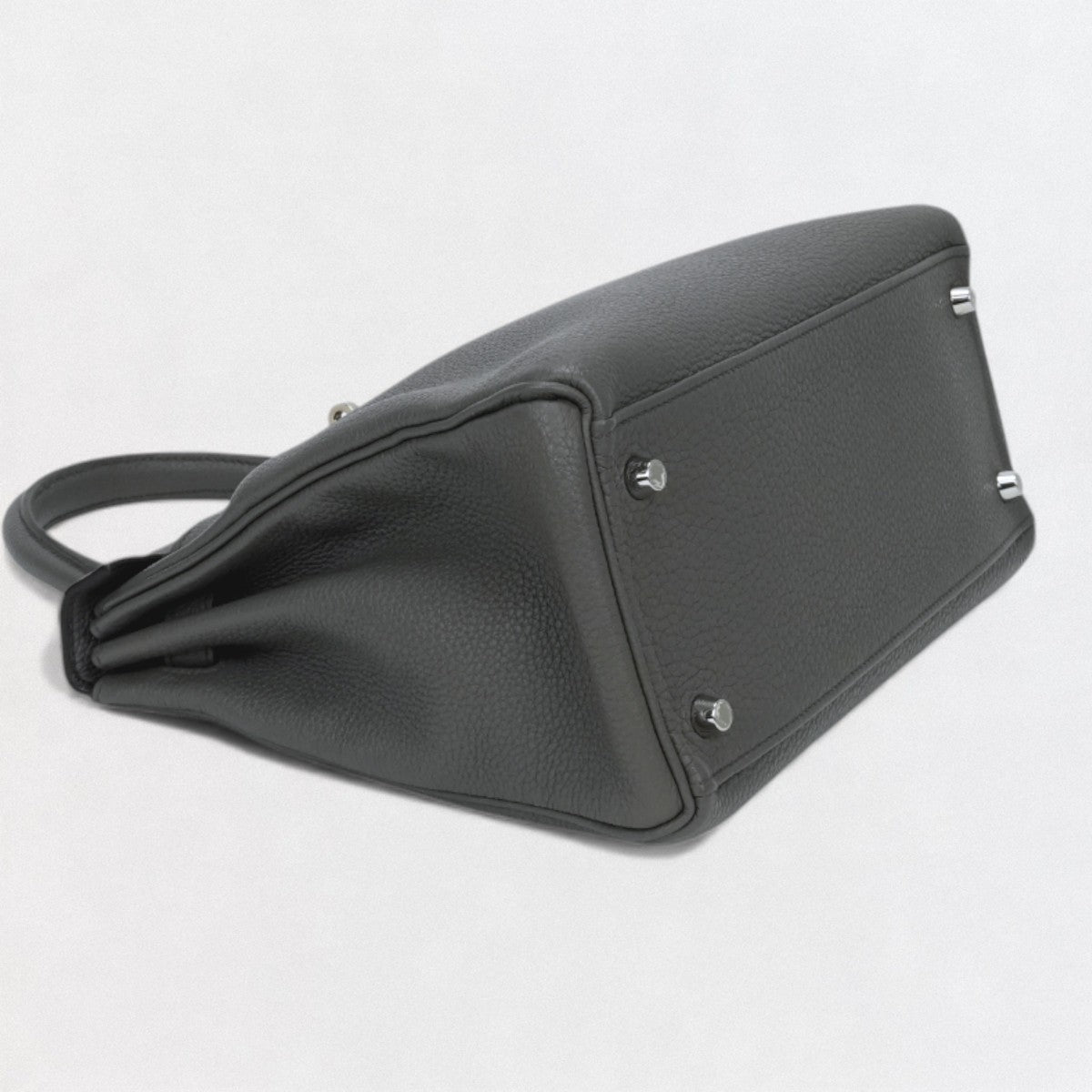 エルメス HERMES ケリー28 ケリー 28 バッグ トートバッグ ショルダーバッグ トゴ エタン Etain グレー Gray シルバー金具 ハンドバッグ V字金具 2Way