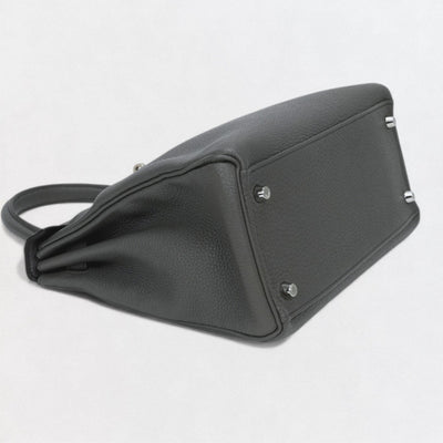 エルメス HERMES ケリー28 ケリー 28 バッグ トートバッグ ショルダーバッグ トゴ エタン Etain グレー Gray シルバー金具 ハンドバッグ V字金具 2Way