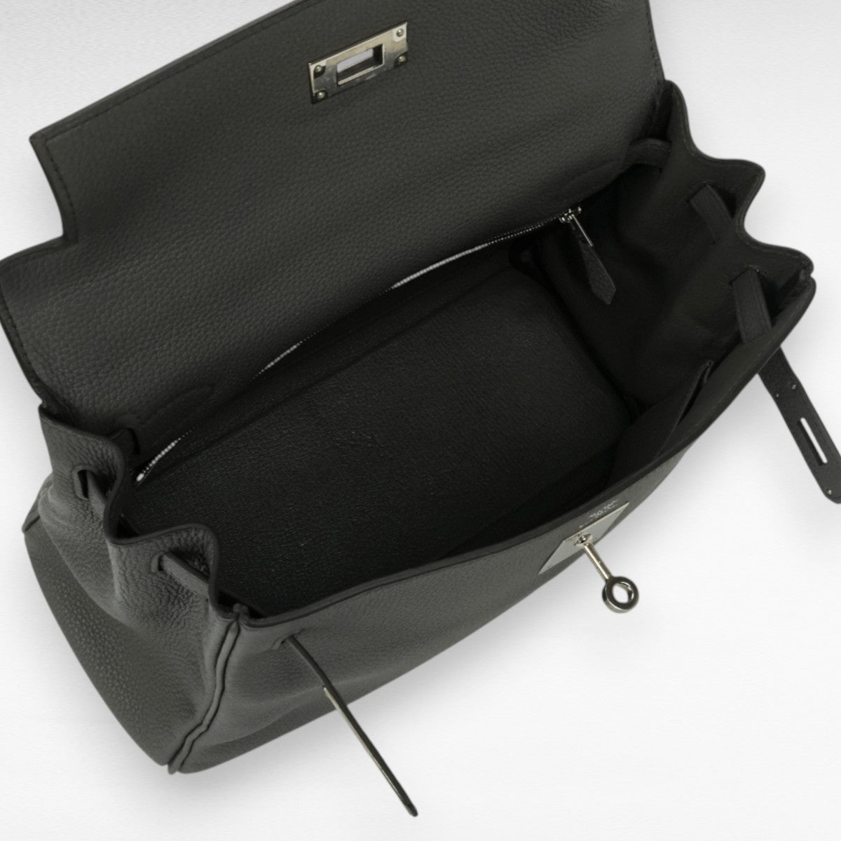 エルメス HERMES ケリー28 ケリー 28 バッグ トートバッグ ショルダーバッグ トゴ エタン Etain グレー Gray シルバー金具 ハンドバッグ V字金具 2Way