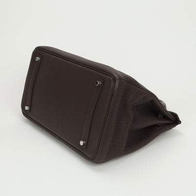 エルメス HERMES バーキン35 バーキン 35 バッグ トートバッグ トゴ ショコラ Chocolate ブラウン Brown 茶 濃茶 シルバー金具 ハンドバッグ