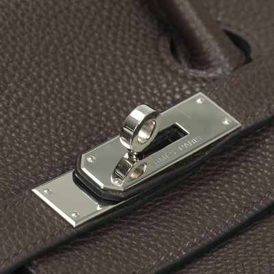 エルメス HERMES バーキン35 バーキン 35 バッグ トートバッグ トゴ ショコラ Chocolate ブラウン Brown 茶 濃茶 シルバー金具 ハンドバッグ