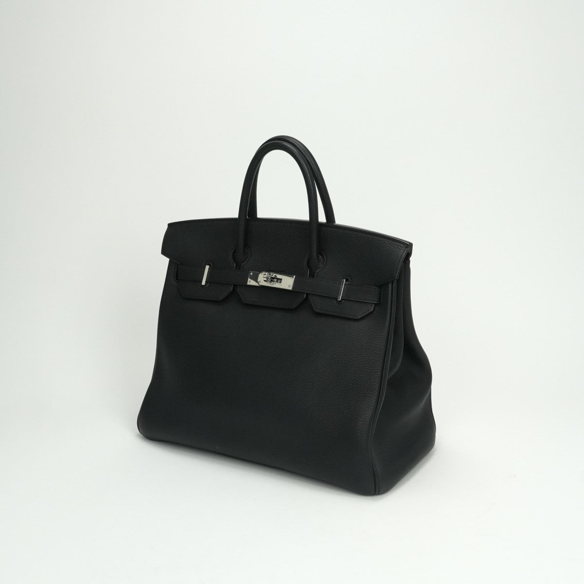 エルメス HERMES オータクロア32 オータクロア 32 バッグ トートバッグ トゴ ノワール Noir ブラック black 黒 シルバー金具 ハンドバッグ