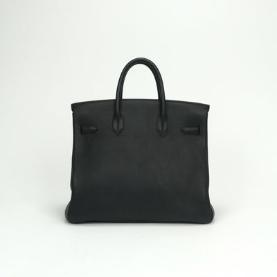 エルメス HERMES オータクロア32 オータクロア 32 バッグ トートバッグ トゴ ノワール Noir ブラック black 黒 シルバー金具 ハンドバッグ