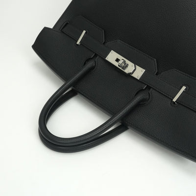 エルメス HERMES オータクロア32 オータクロア 32 バッグ トートバッグ トゴ ノワール Noir ブラック black 黒 シルバー金具 ハンドバッグ