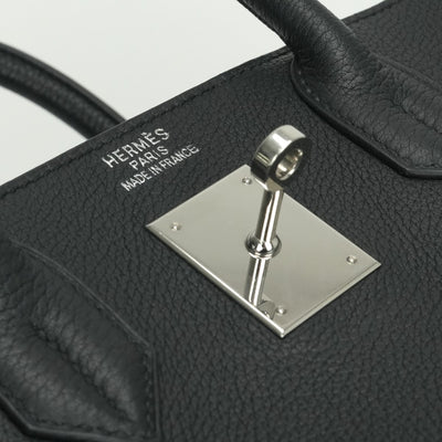 エルメス HERMES オータクロア32 オータクロア 32 バッグ トートバッグ トゴ ノワール Noir ブラック black 黒 シルバー金具 ハンドバッグ