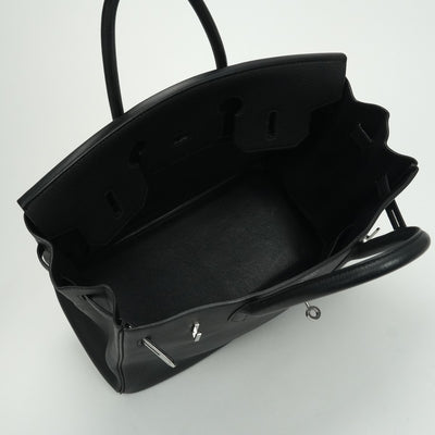 エルメス HERMES オータクロア32 オータクロア 32 バッグ トートバッグ トゴ ノワール Noir ブラック black 黒 シルバー金具 ハンドバッグ