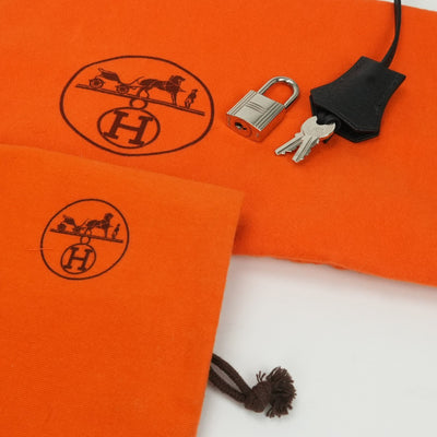 エルメス HERMES オータクロア32 オータクロア 32 バッグ トートバッグ トゴ ノワール Noir ブラック black 黒 シルバー金具 ハンドバッグ