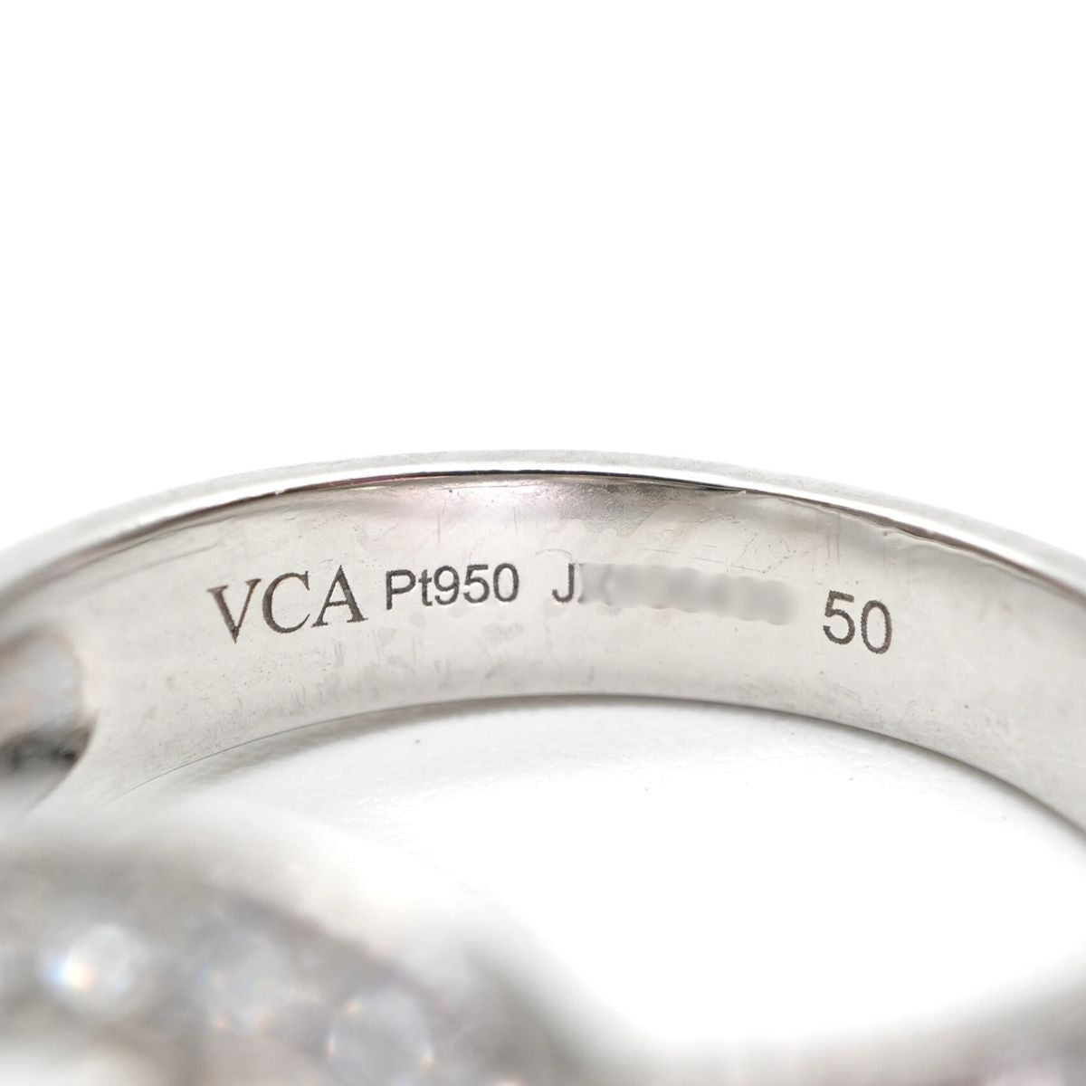 ヴァンクリーフ＆アーペル Van Cleef & Arpels クチュール クチュール リング 指輪 Pt950 シルバー ダイヤリング 婚約指輪 エンゲージリング プラチナ