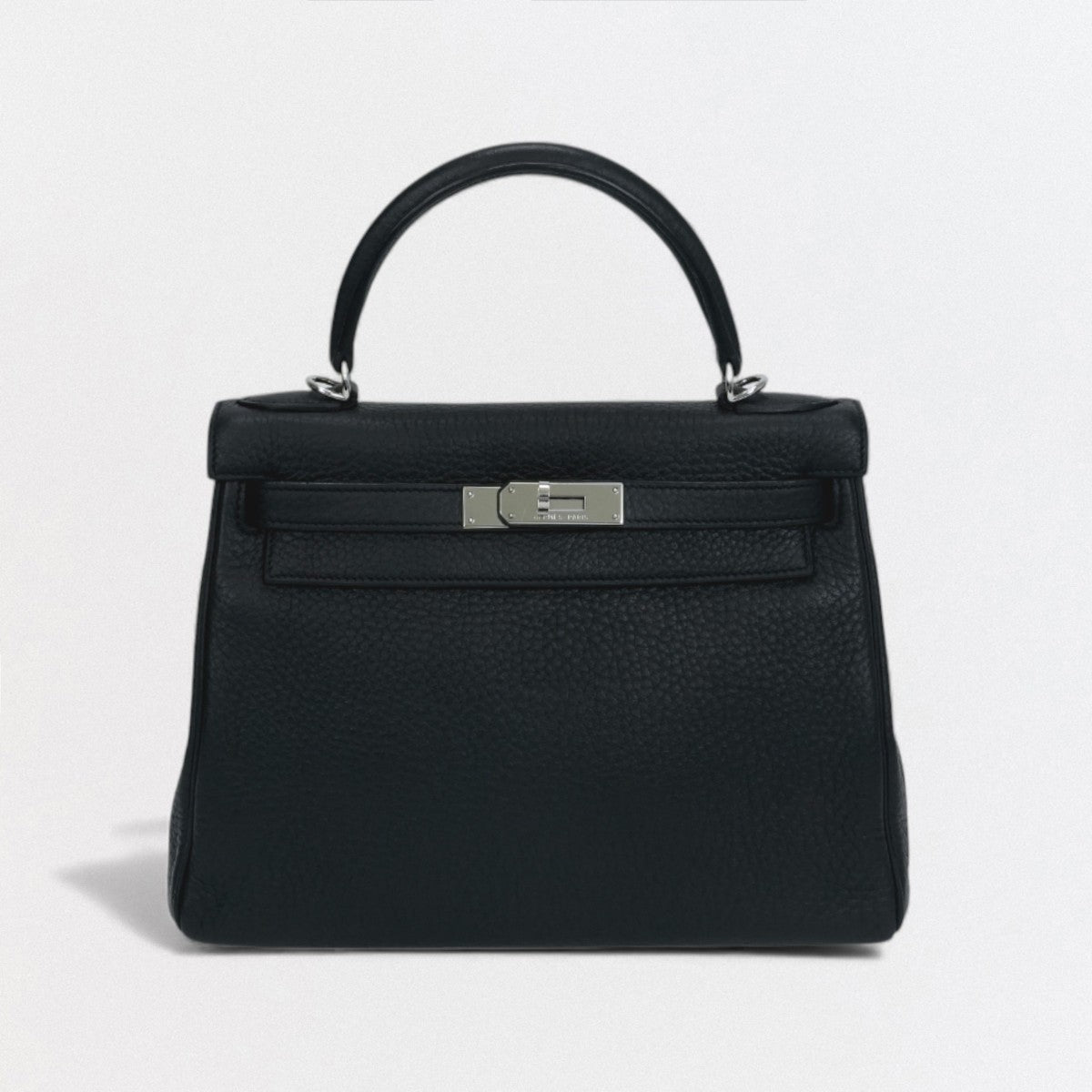 エルメス HERMES ケリー28 ケリー 28 バッグ トートバッグ ショルダーバッグ トゴ ノワール　noir ブラック Black 黒 シルバー金具 ハンドバッグ V字金具 2Way