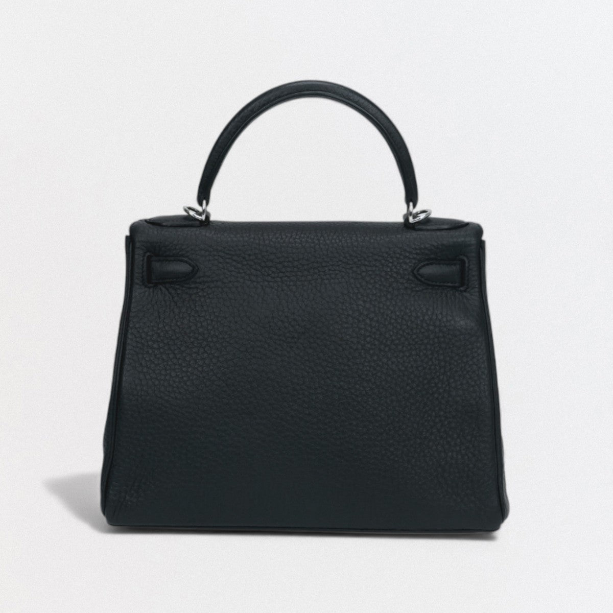 エルメス HERMES ケリー28 ケリー 28 バッグ トートバッグ ショルダーバッグ トゴ ノワール　noir ブラック Black 黒 シルバー金具 ハンドバッグ V字金具 2Way