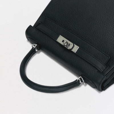 エルメス HERMES ケリー28 ケリー 28 バッグ トートバッグ ショルダーバッグ トゴ ノワール　noir ブラック Black 黒 シルバー金具 ハンドバッグ V字金具 2Way