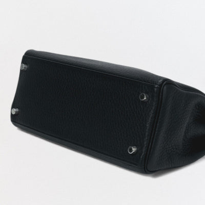 エルメス HERMES ケリー28 ケリー 28 バッグ トートバッグ ショルダーバッグ トゴ ノワール　noir ブラック Black 黒 シルバー金具 ハンドバッグ V字金具 2Way