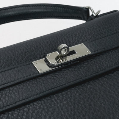 エルメス HERMES ケリー28 ケリー 28 バッグ トートバッグ ショルダーバッグ トゴ ノワール　noir ブラック Black 黒 シルバー金具 ハンドバッグ V字金具 2Way