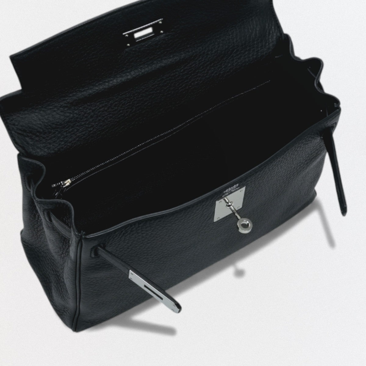 エルメス HERMES ケリー28 ケリー 28 バッグ トートバッグ ショルダーバッグ トゴ ノワール　noir ブラック Black 黒 シルバー金具 ハンドバッグ V字金具 2Way