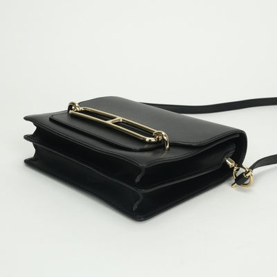 エルメス HERMES サックウロウリスミニ サックウロウリス ミニ バッグ ショルダーバッグ エバーカラー ノワール Noir ブルーインディゴ Blue Indigo ブラック Black ネイビー Navy 黒 紺 ゴールド金具