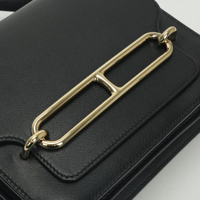 エルメス HERMES サックウロウリスミニ サックウロウリス ミニ バッグ ショルダーバッグ エバーカラー ノワール Noir ブルーインディゴ Blue Indigo ブラック Black ネイビー Navy 黒 紺 ゴールド金具