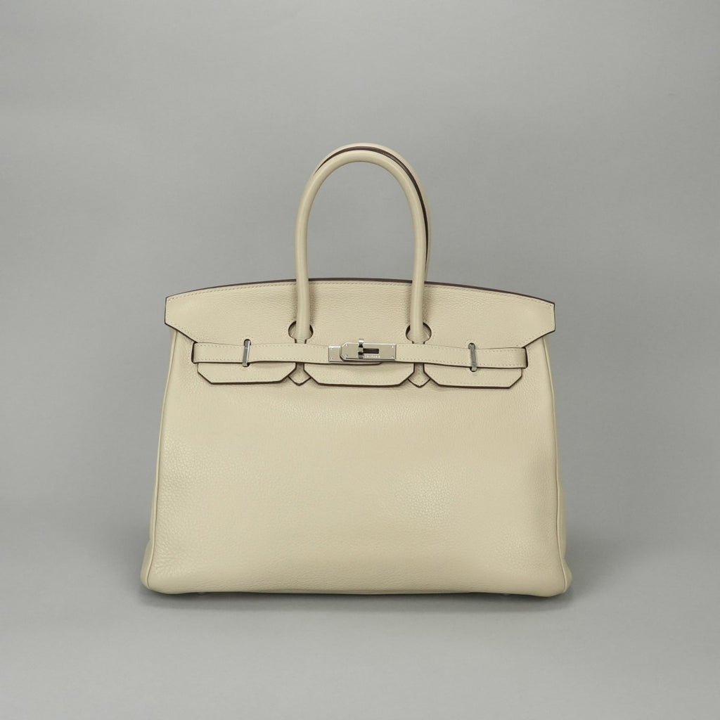エルメス HERMES バーキン35 バーキン 35 バッグ トートバッグ トリヨンクレマンス パルシュマン Parchemin ベージュ系 beige シルバー金具 エルメス HERMES バーキン35 バーキン 35 バッグ トートバッグ