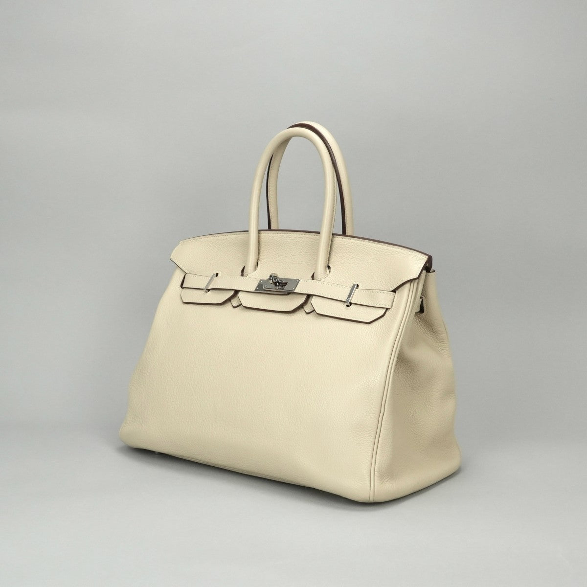 エルメス HERMES バーキン35 バーキン 35 バッグ トートバッグ トリヨンクレマンス パルシュマン Parchemin ベージュ系 beige シルバー金具