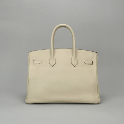 エルメス HERMES バーキン35 バーキン 35 バッグ トートバッグ トリヨンクレマンス パルシュマン Parchemin ベージュ系 beige シルバー金具