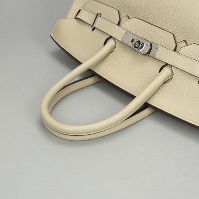 エルメス HERMES バーキン35 バーキン 35 バッグ トートバッグ トリヨンクレマンス パルシュマン Parchemin ベージュ系 beige シルバー金具