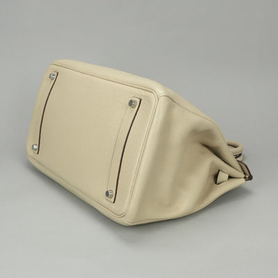 エルメス HERMES バーキン35 バーキン 35 バッグ トートバッグ トリヨンクレマンス パルシュマン Parchemin ベージュ系 beige シルバー金具