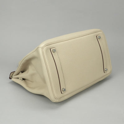 エルメス HERMES バーキン35 バーキン 35 バッグ トートバッグ トリヨンクレマンス パルシュマン Parchemin ベージュ系 beige シルバー金具