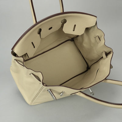 エルメス HERMES バーキン35 バーキン 35 バッグ トートバッグ トリヨンクレマンス パルシュマン Parchemin ベージュ系 beige シルバー金具