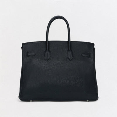 エルメス HERMES バーキン35 バーキン 35 バッグ トートバッグ トゴ ノワール Noir ブラック Black 黒 シルバー金具 ハンドバッグ