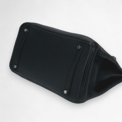 エルメス HERMES バーキン35 バーキン 35 バッグ トートバッグ トゴ ノワール Noir ブラック Black 黒 シルバー金具 ハンドバッグ