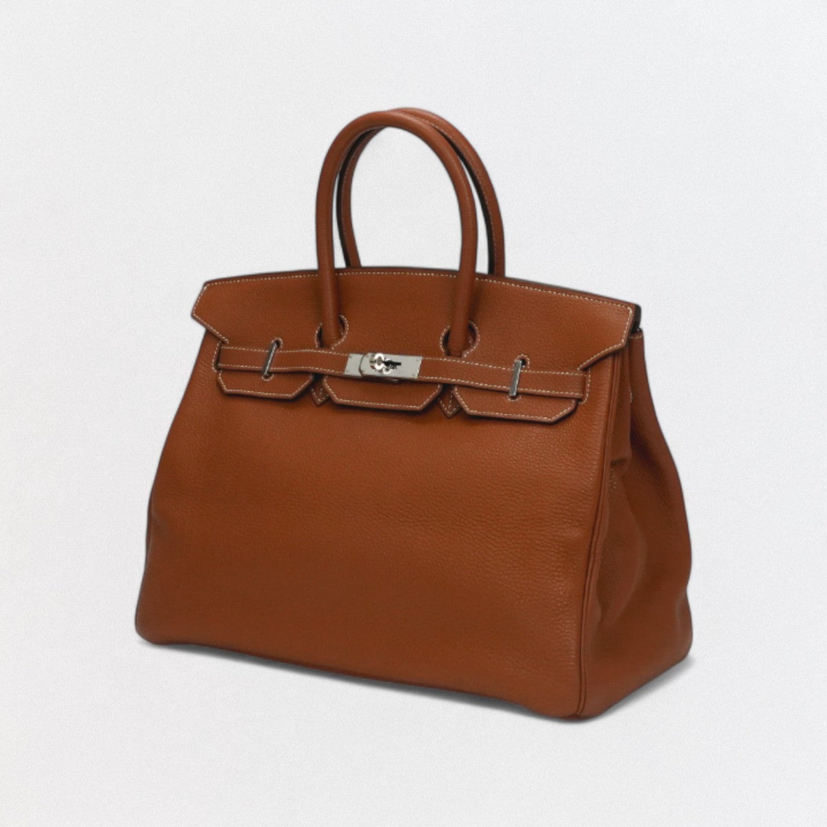 エルメス HERMES バーキン35 バーキン 35 バッグ トートバッグ トゴ ゴールド Gold ブラウン Brown 茶 シルバー金具 ハンドバッグ スターマーク ☆刻印