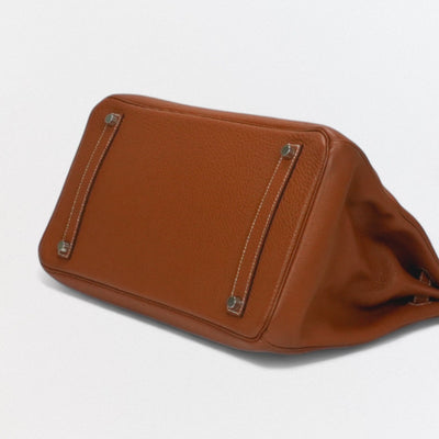 エルメス HERMES バーキン35 バーキン 35 バッグ トートバッグ トゴ ゴールド Gold ブラウン Brown 茶 シルバー金具 ハンドバッグ スターマーク ☆刻印