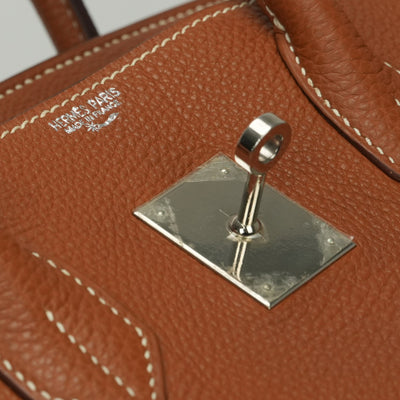 エルメス HERMES バーキン35 バーキン 35 バッグ トートバッグ トゴ ゴールド Gold ブラウン Brown 茶 シルバー金具 ハンドバッグ スターマーク ☆刻印