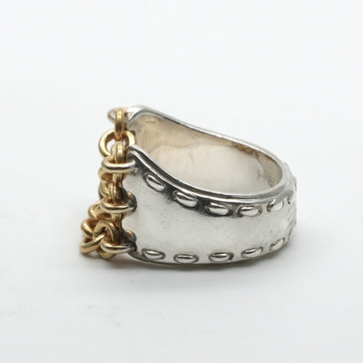 エルメス HERMES メキシコ リング 指輪 シルバー 金