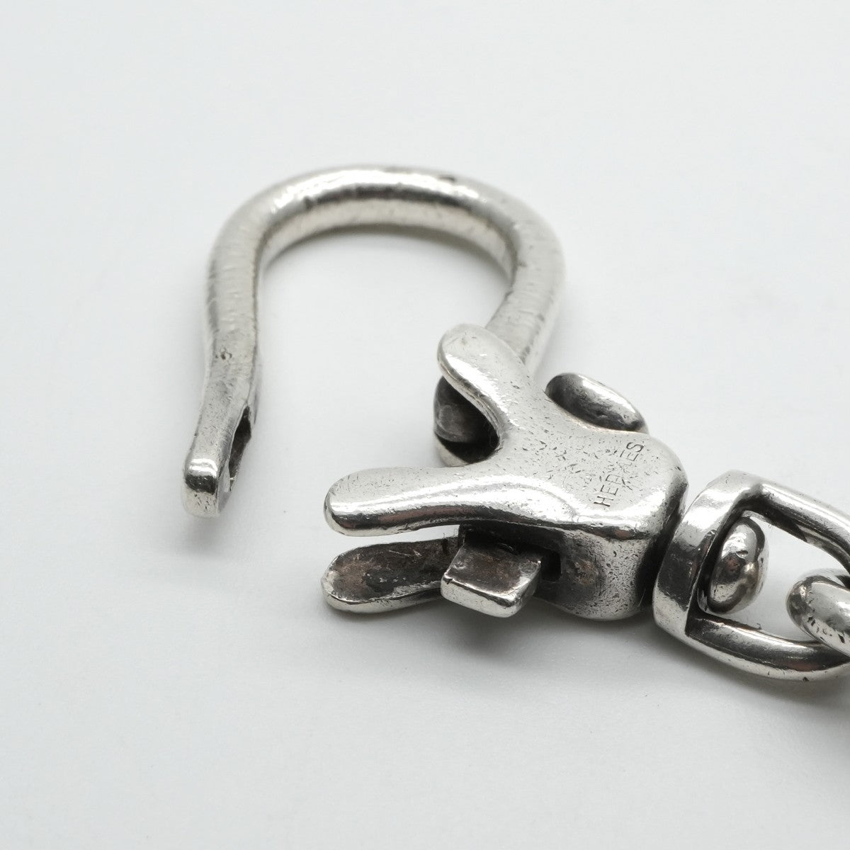 エルメス HERMES シェーヌダンクル キーケース キーアクセサリー 銀 シルバー キーリング アンティーク ヴィンテージ 希少 レア