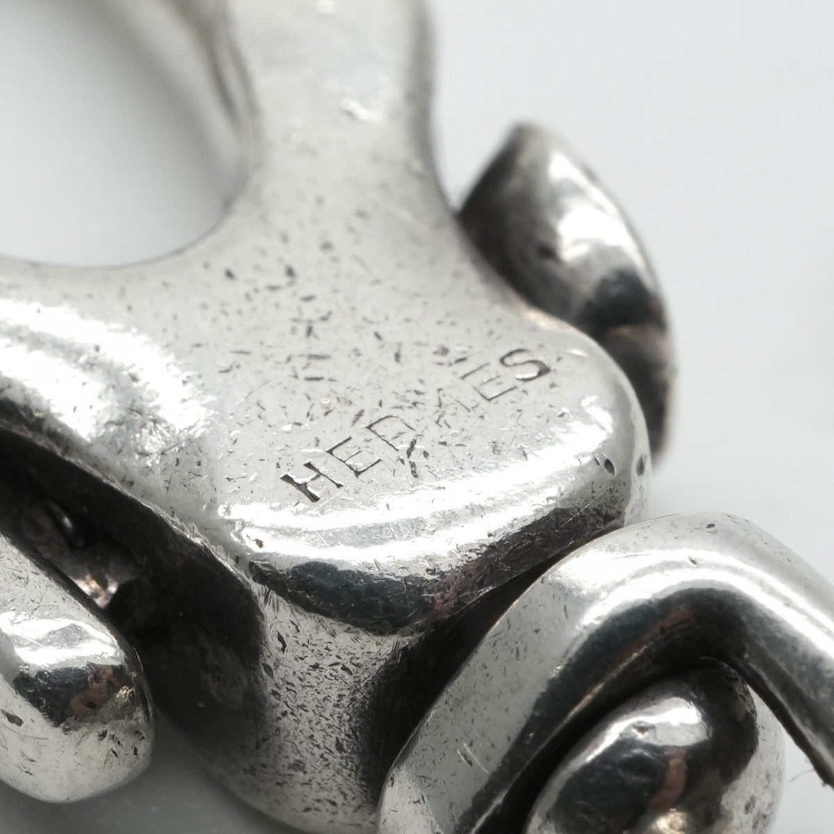 エルメス HERMES シェーヌダンクル キーケース キーアクセサリー 銀 シルバー キーリング アンティーク ヴィンテージ 希少 レア