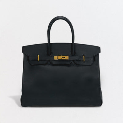 エルメス HERMES バーキン35 バーキン 35 バッグ トートバッグ アルデンヌ ノワール noir ブラック Black 黒 ゴールド金具 ハンドバッグ