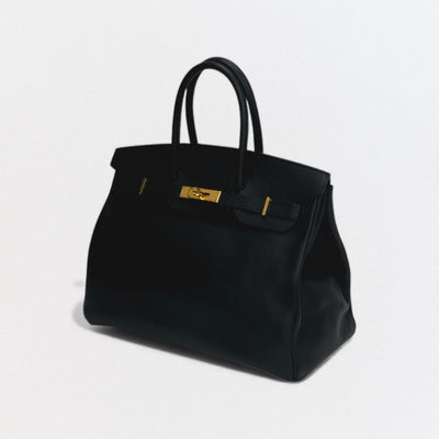 エルメス HERMES バーキン35 バーキン 35 バッグ トートバッグ アルデンヌ ノワール noir ブラック Black 黒 ゴールド金具 ハンドバッグ