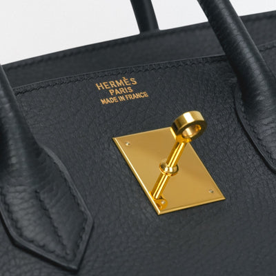 エルメス HERMES バーキン35 バーキン 35 バッグ トートバッグ アルデンヌ ノワール noir ブラック Black 黒 ゴールド金具 ハンドバッグ
