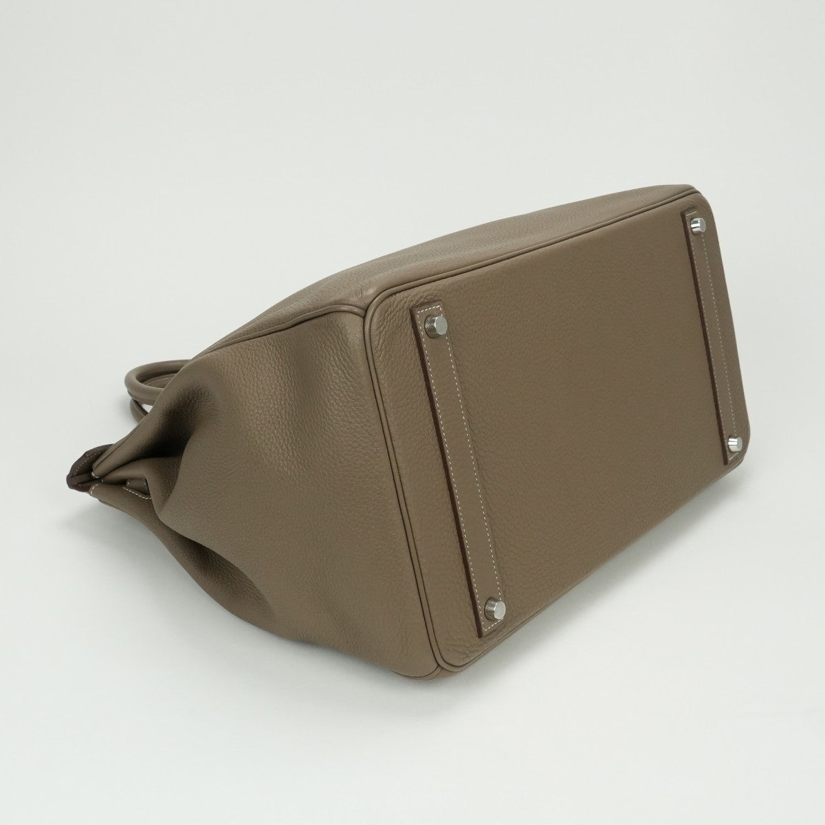 エルメス HERMES バーキン40 バーキン 40 バッグ トートバッグ トゴ エトゥープ Etoupe グレー Gray シルバー金具 ハンドバッグ