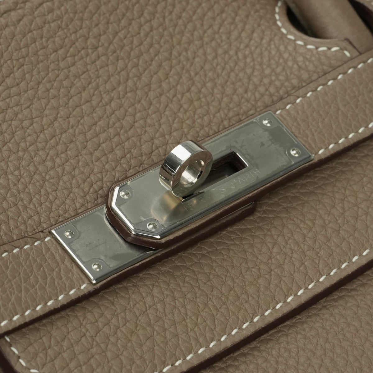 エルメス HERMES バーキン40 バーキン 40 バッグ トートバッグ トゴ エトゥープ Etoupe グレー Gray シルバー金具 ハンドバッグ