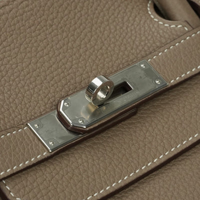 エルメス HERMES バーキン40 バーキン 40 バッグ トートバッグ トゴ エトゥープ Etoupe グレー Gray シルバー金具 ハンドバッグ