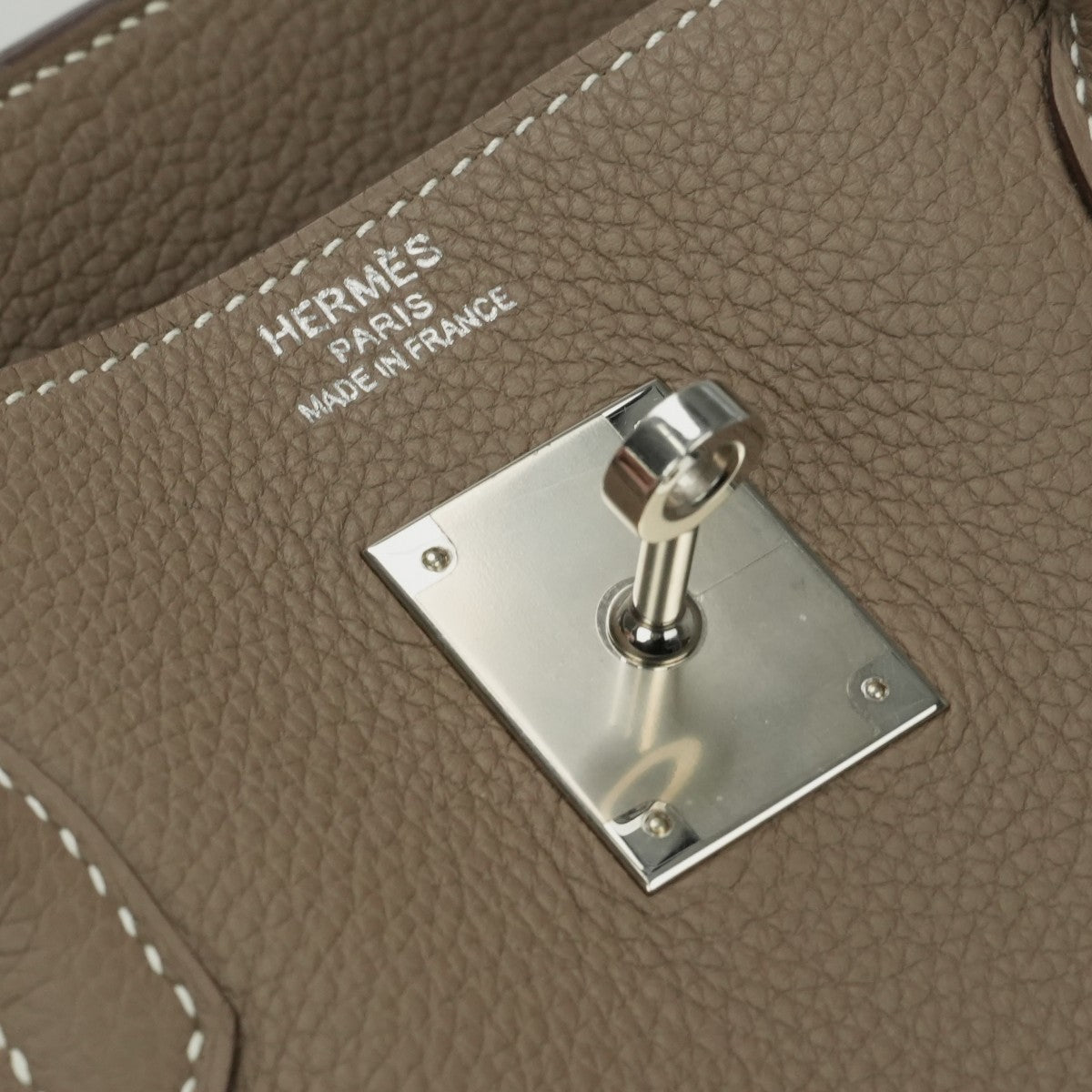 エルメス HERMES バーキン40 バーキン 40 バッグ トートバッグ トゴ エトゥープ Etoupe グレー Gray シルバー金具 ハンドバッグ
