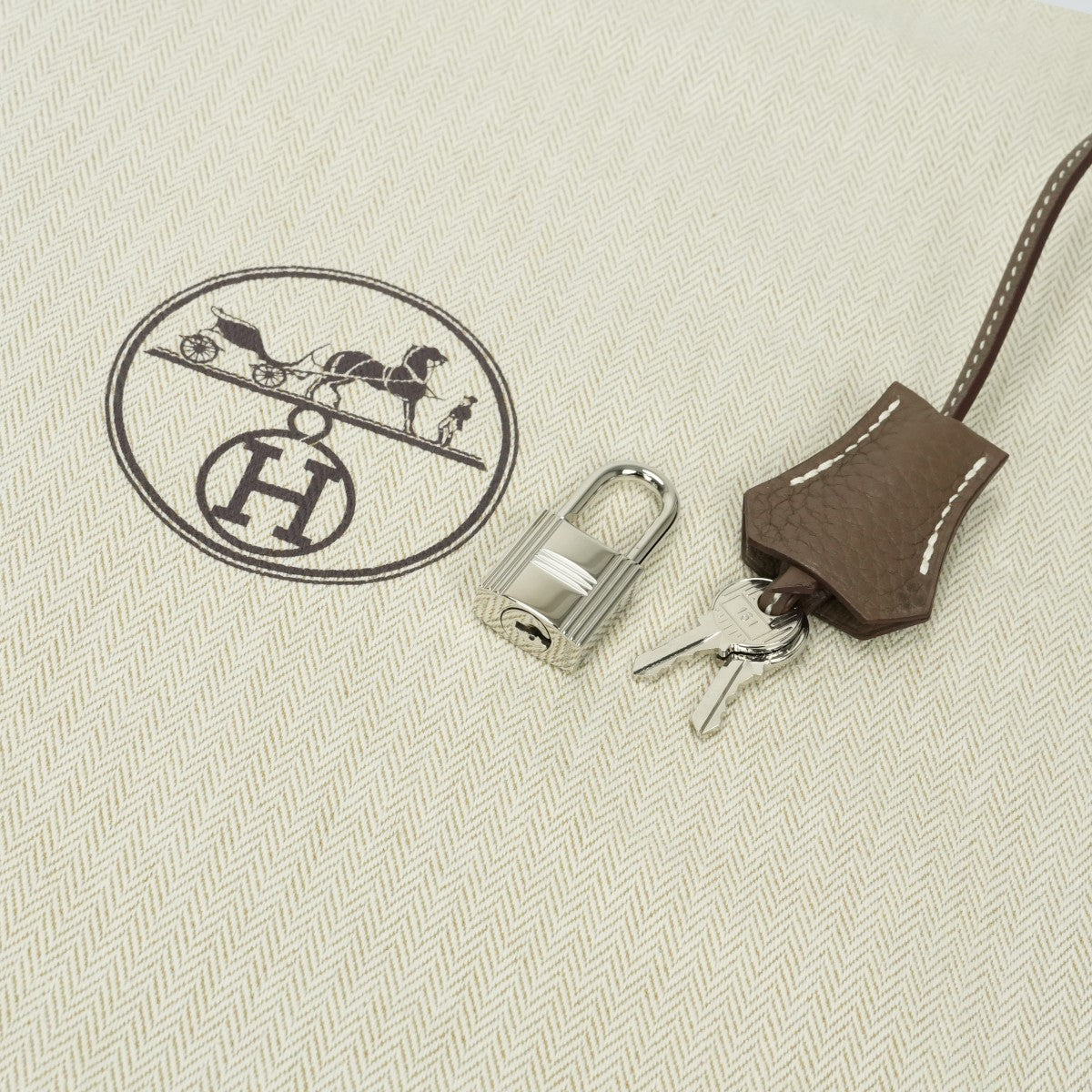 エルメス HERMES バーキン40 バーキン 40 バッグ トートバッグ トゴ エトゥープ Etoupe グレー Gray シルバー金具 ハンドバッグ